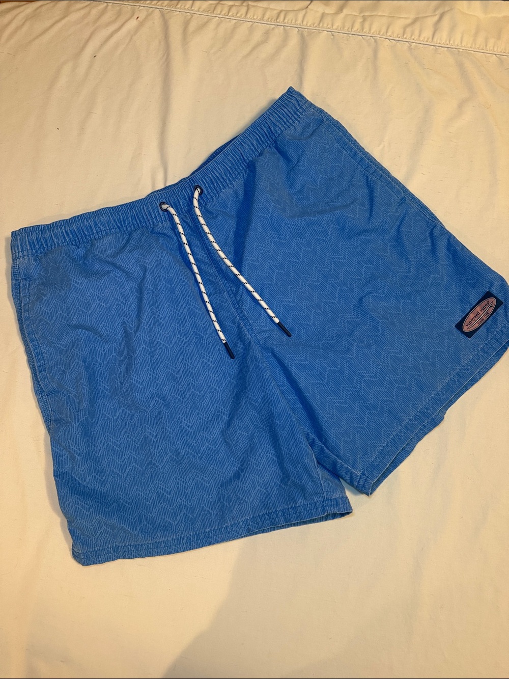 Vineyard Vines Blue Men's Printed Chappy Swim Trunks